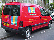 Pet Cornucopia van livery